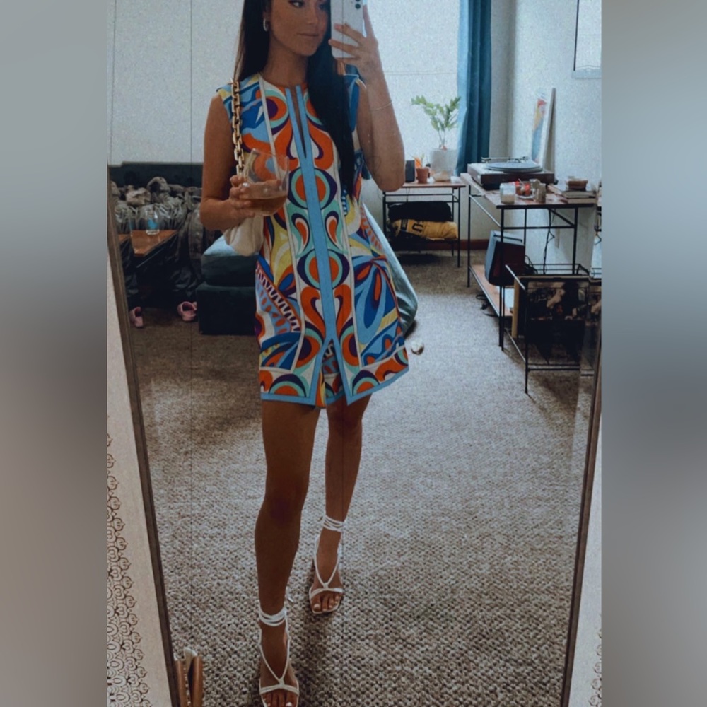 Retro style mini dress